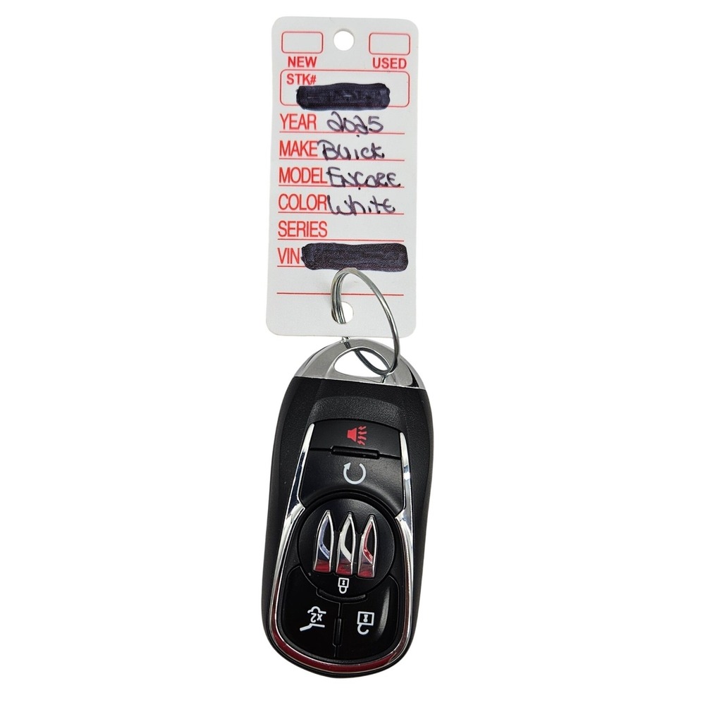 2025 Buick Encore OEM 5-Button Smart Key Fob Remote 433MHz 8299 Black Chrome